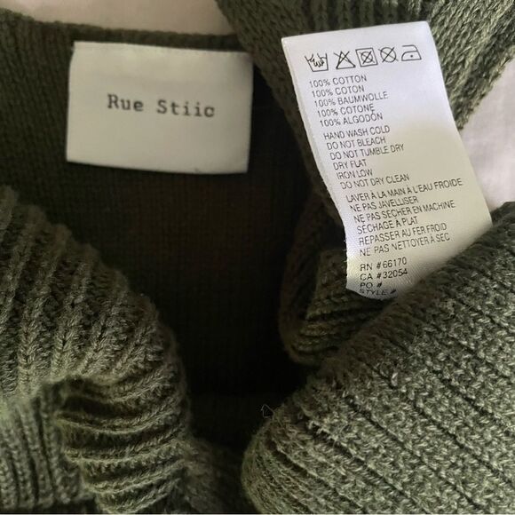 Rue Stiic matching set Mabel bra top Liana midi skirt deep green size large - Picture 14 of 16